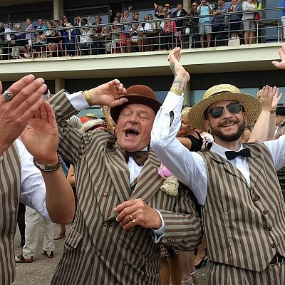Cinque Ports Lindy Hoppers: Bexhill Roaring Twenties 2017 - Charleston world Record attempt - Taken just as the new world record was confirmed! - Photo by Nikkie Cooke