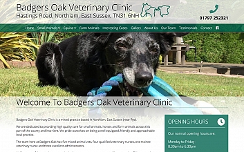 Click to find out more about Badgers Oak Veterinary Clinic