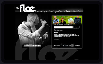 Website Design and Development Screenshot of The Floe