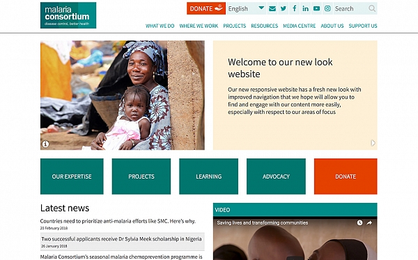 Click to find out more about the Malaria Consortium website