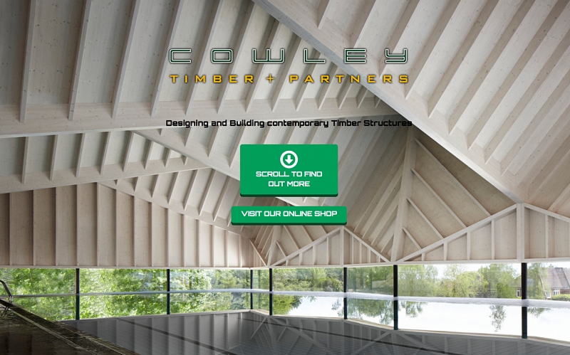 Website Design and Development Screenshot of Cowley Timber